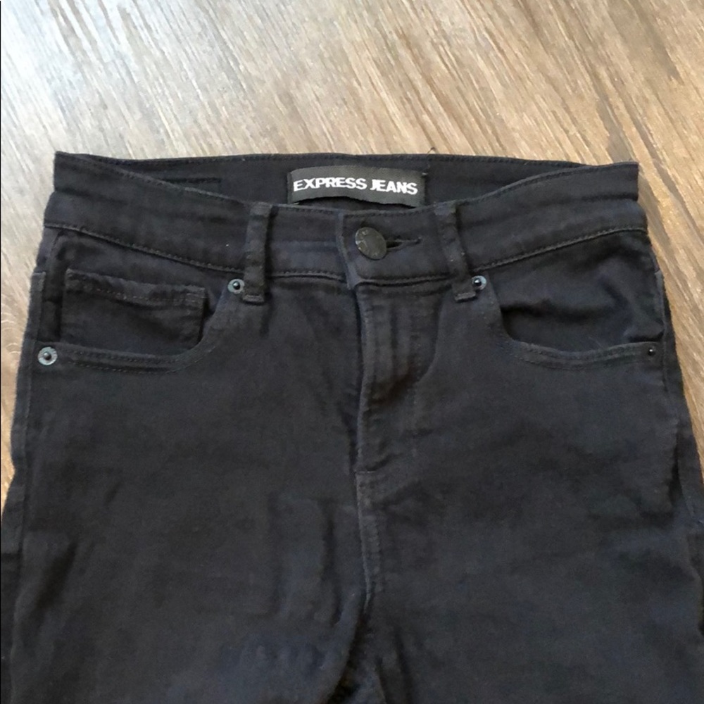 Express Jeans High Rise Leggings - Picture 4 of 5